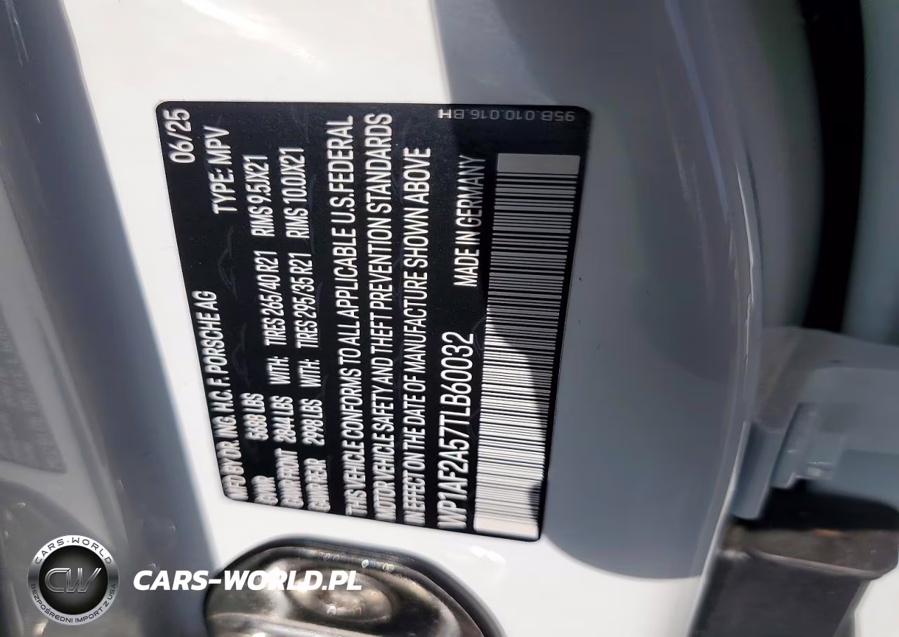 2026 Porsche Macan Gts VIN:WP1AF2A57TLB60032 - 13