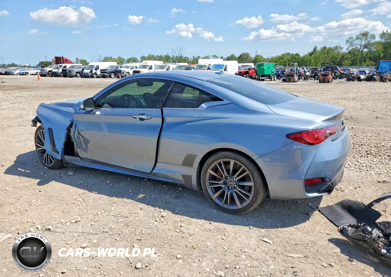 2017 Infiniti Q60 3.0T Red Sport 400 VIN:JN1FV7EKXHM610221 - 2
