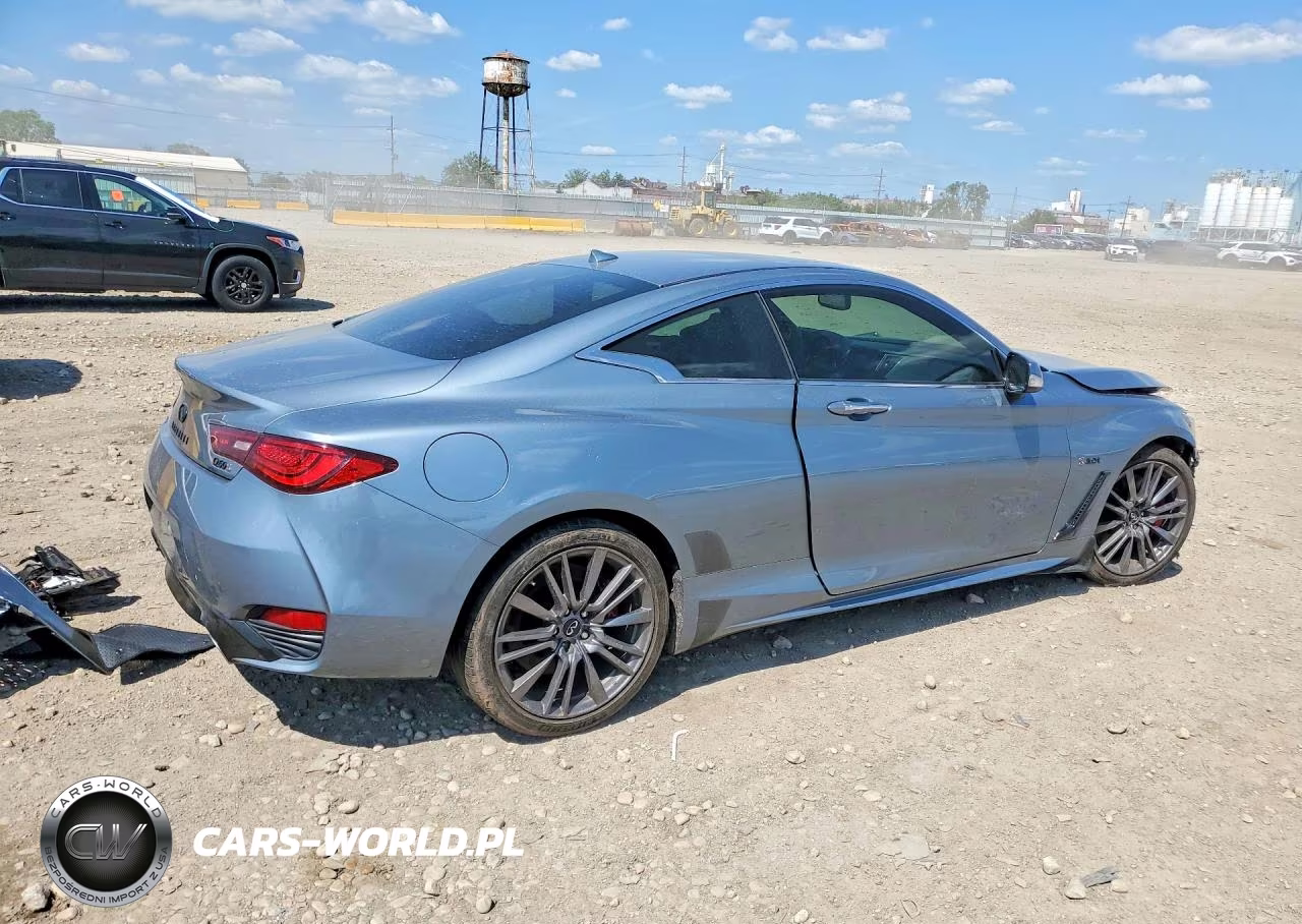 2017 Infiniti Q60 3.0T Red Sport 400 VIN:JN1FV7EKXHM610221 - 3