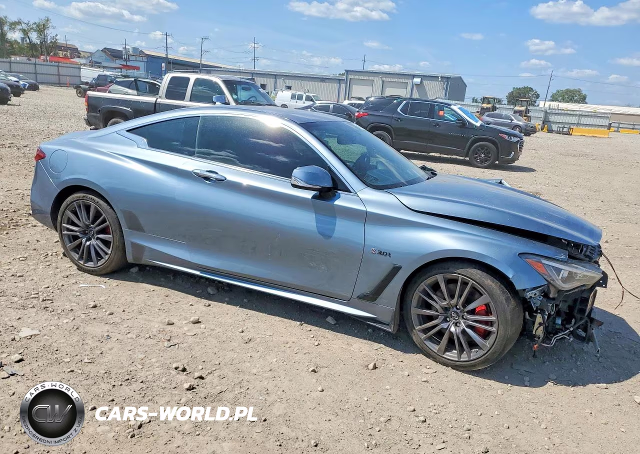 2017 Infiniti Q60 3.0T Red Sport 400 VIN:JN1FV7EKXHM610221 - 4