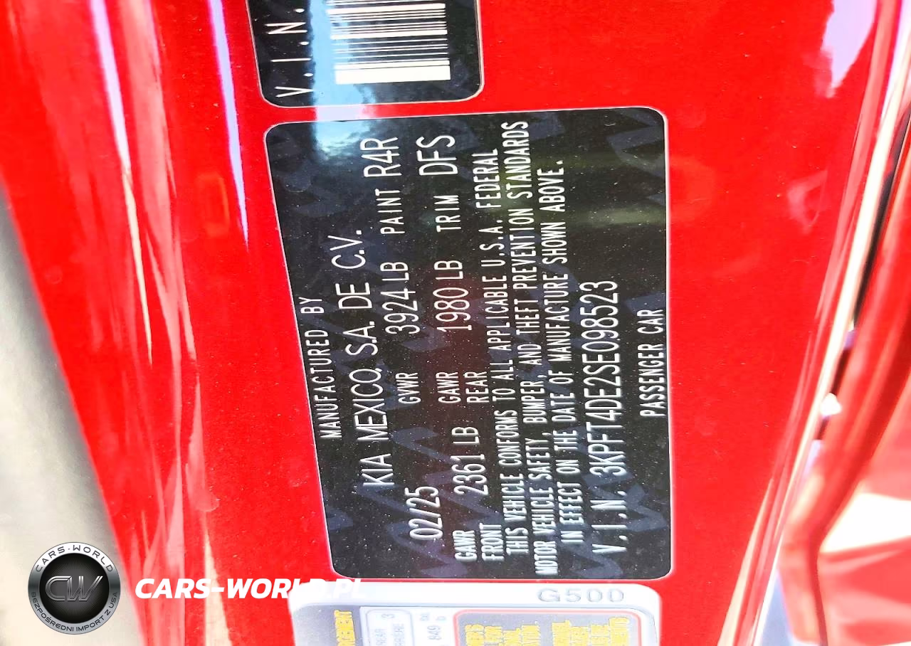 2025 Kia K4 Lxs VIN:3KPFT4DE2SE098523 - 13
