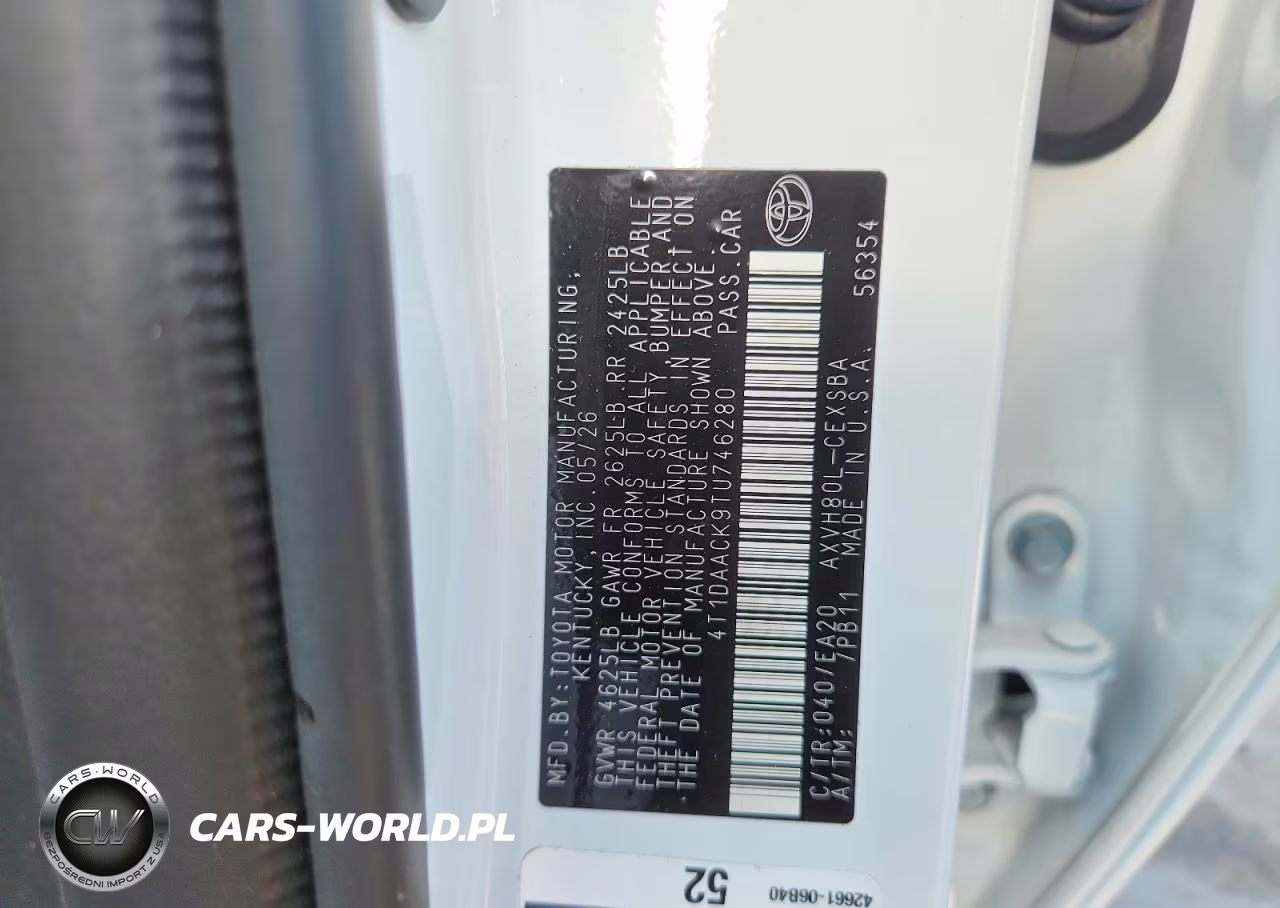 2026 Toyota Camry Se VIN:4T1DAACK9TU746280 - 13