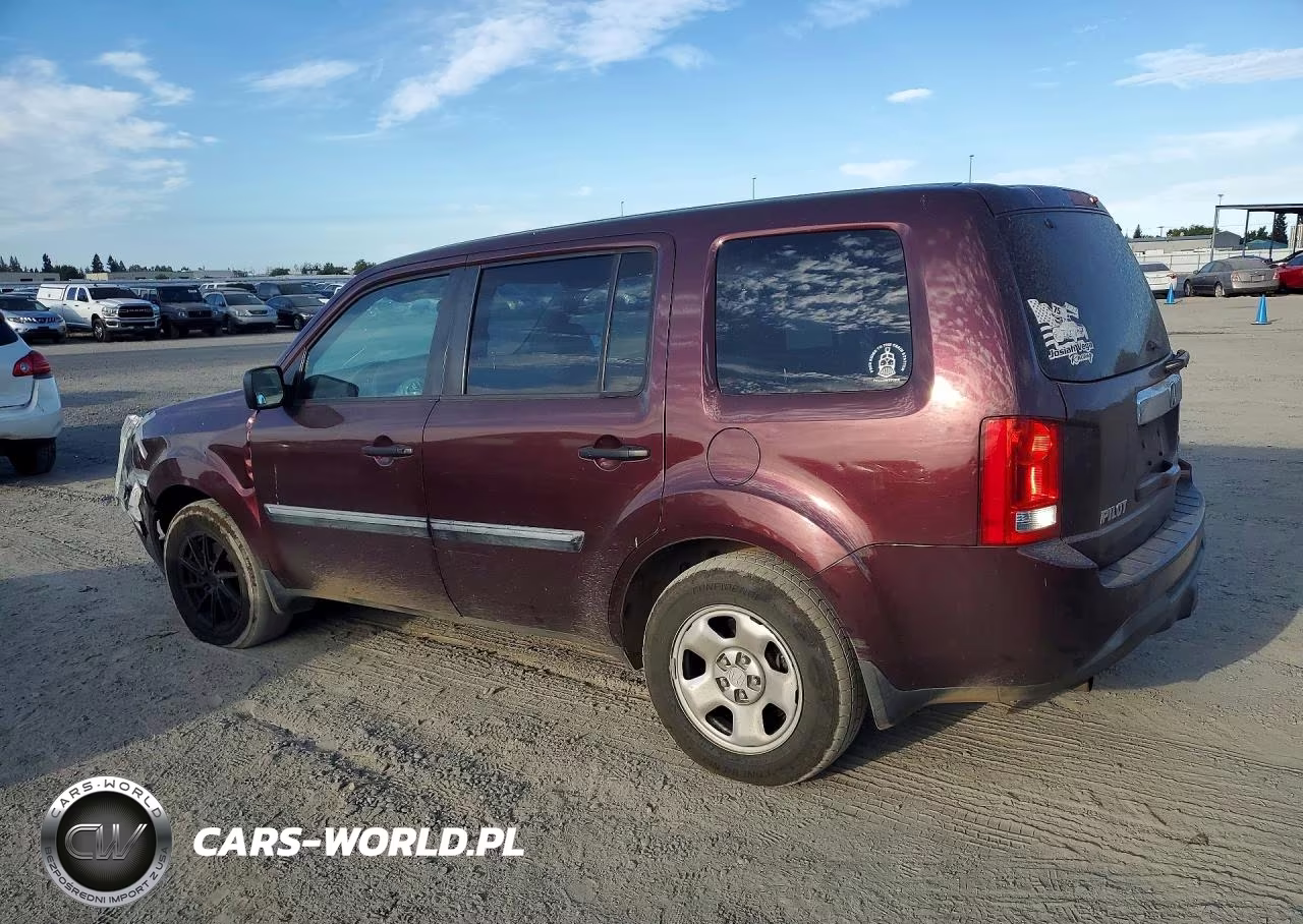 2015 Honda Pilot Lx VIN:5FNYF4H25FB003386 - 2