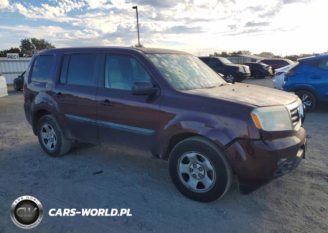 2015 Honda Pilot Lx VIN:5FNYF4H25FB003386 - 4