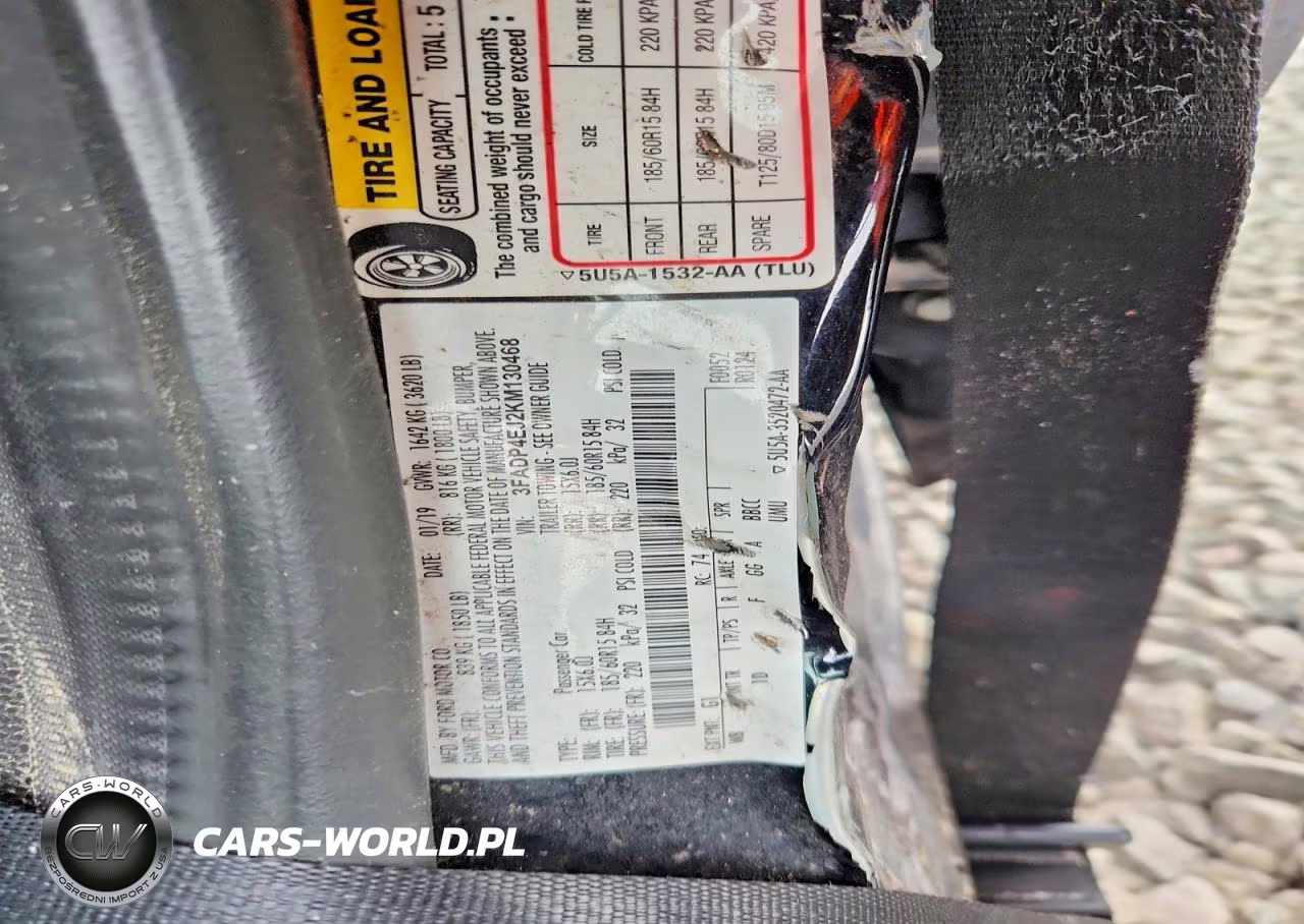 2019 Ford Fiesta Se VIN:3FADP4EJ2KM130468 - 12
