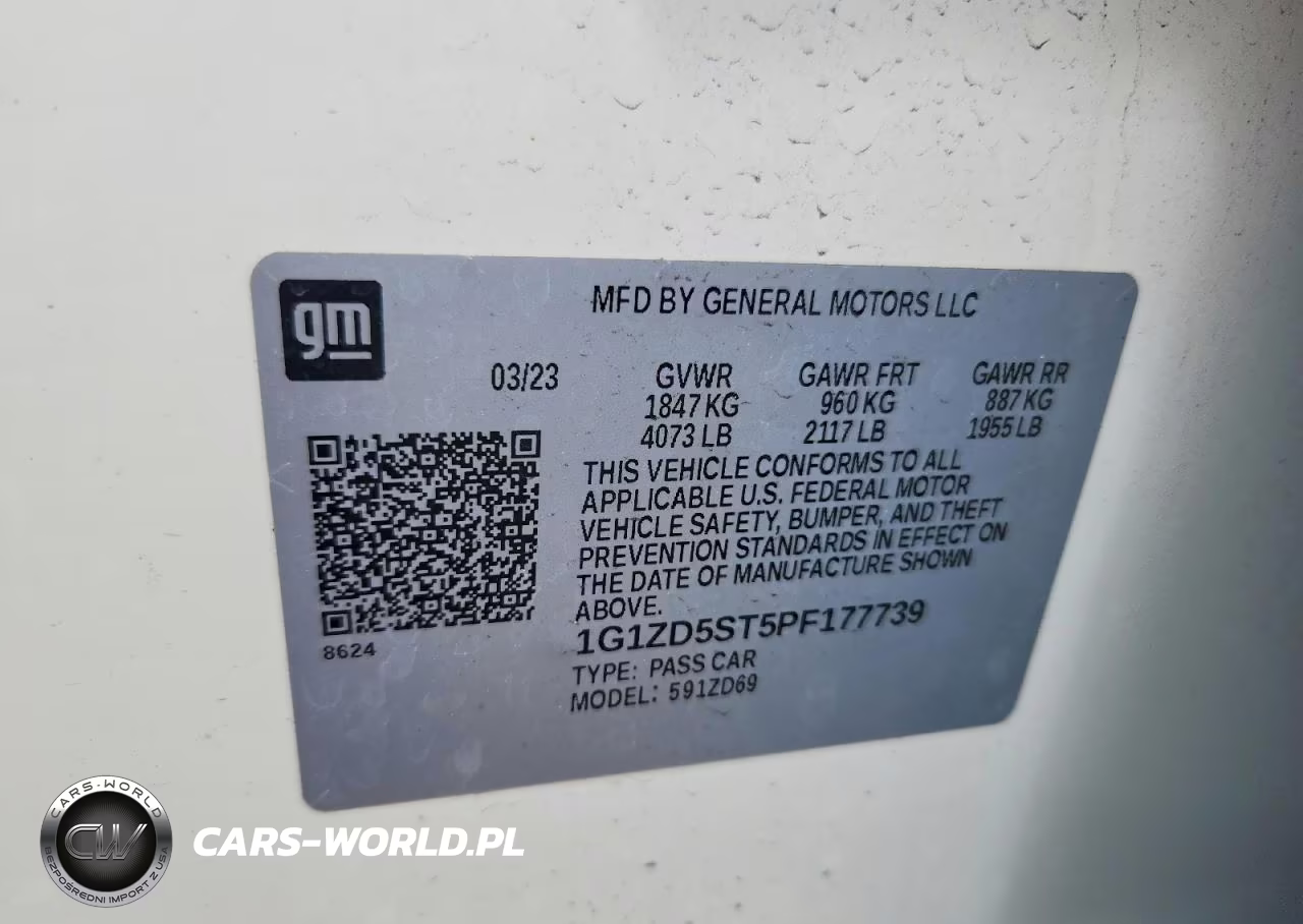 2023 Chevrolet Malibu Lt VIN:1G1ZD5ST5PF177739 - 12