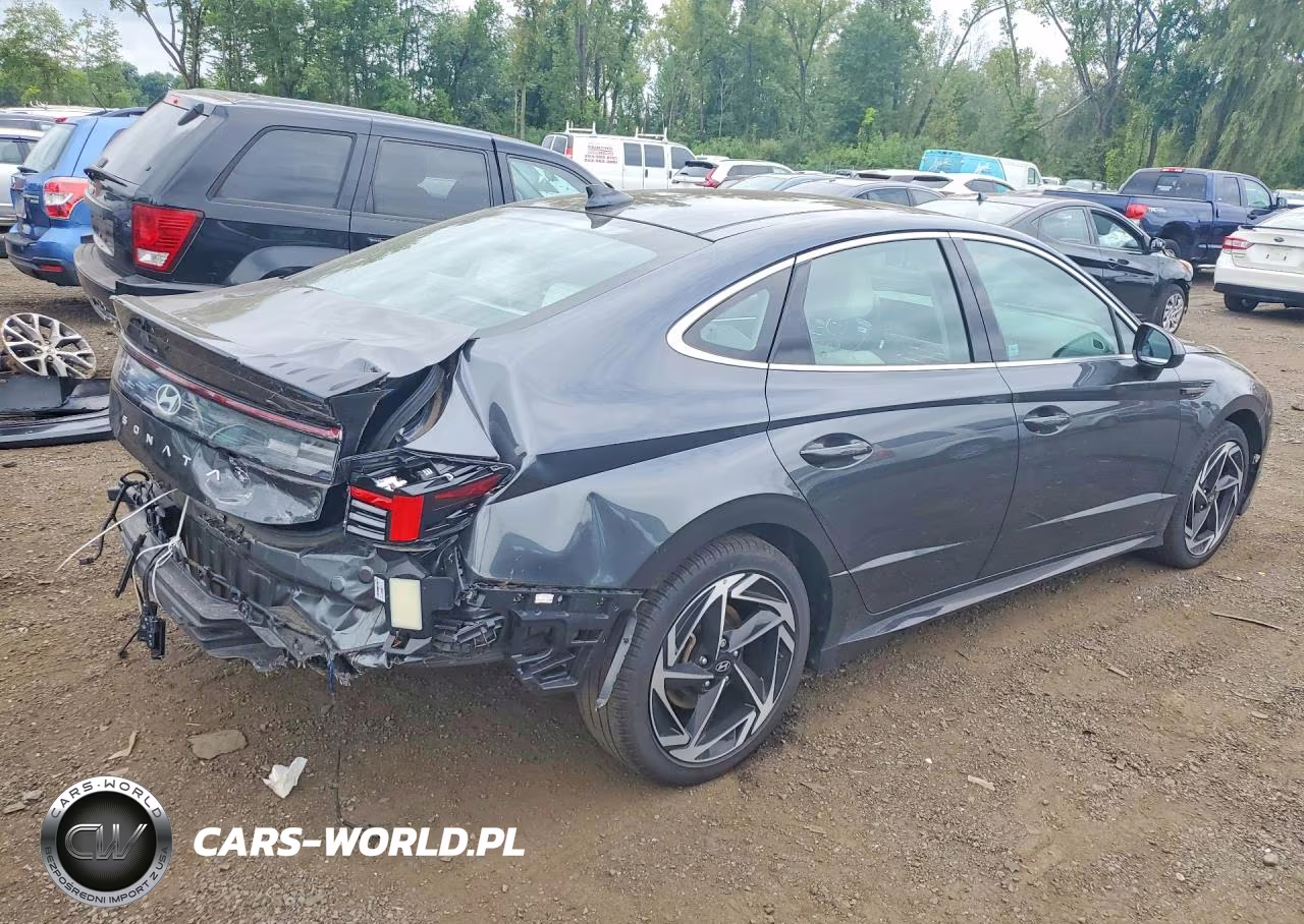 2024 Hyundai Sonata Sel VIN:KMHL14JA9RA406998 - 3