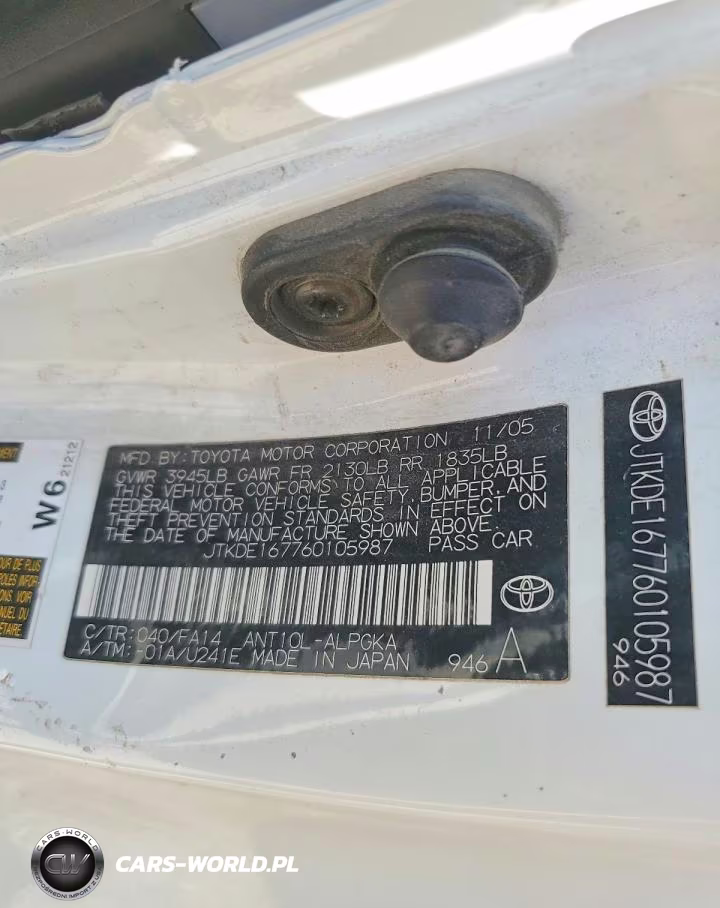 2006 Scion Tc Base VIN:JTKDE167760105987 - 13