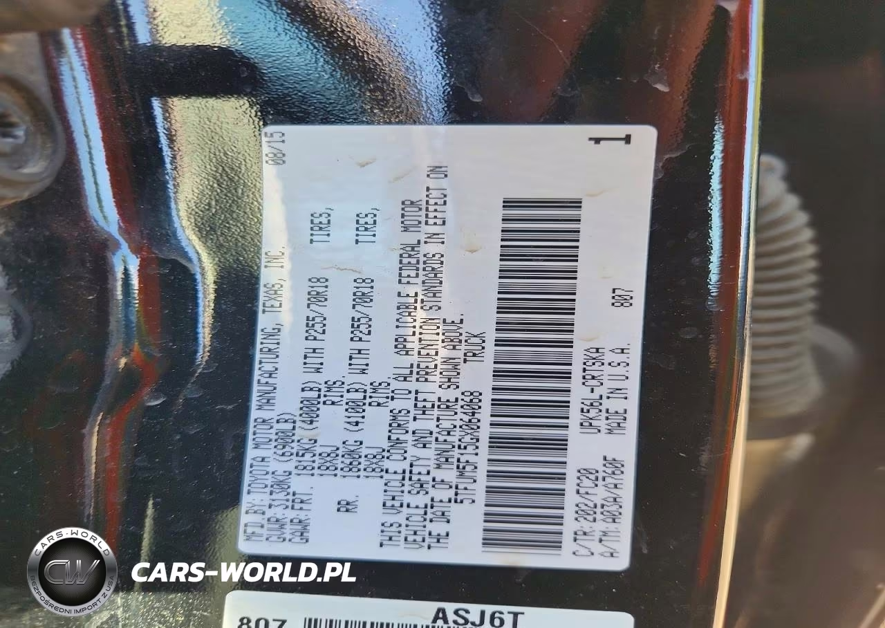 2016 Toyota Tundra Sr5 VIN:5TFUM5F15GX064068 - 12