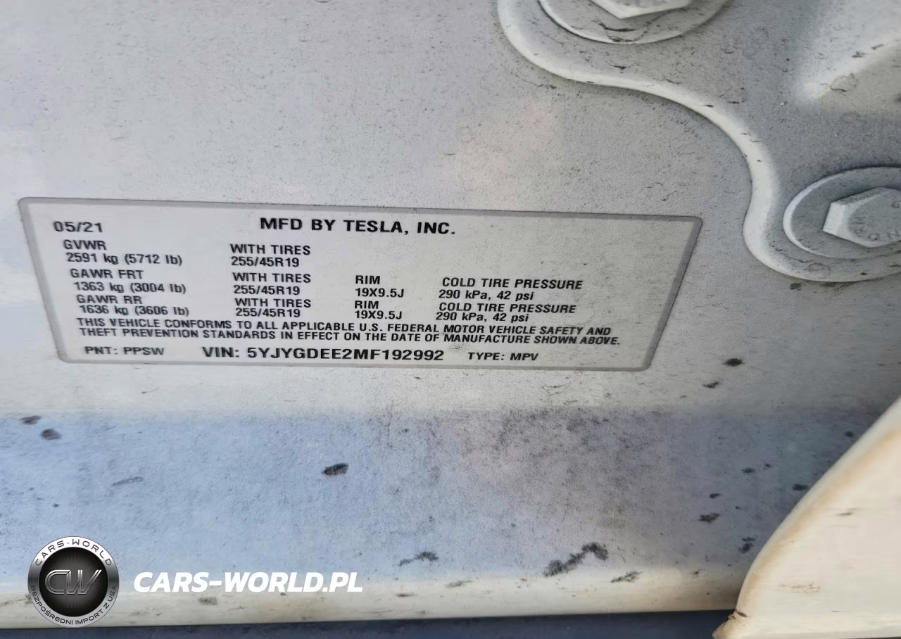 2021 Tesla Model Y VIN:5YJYGDEE2MF192992 - 12