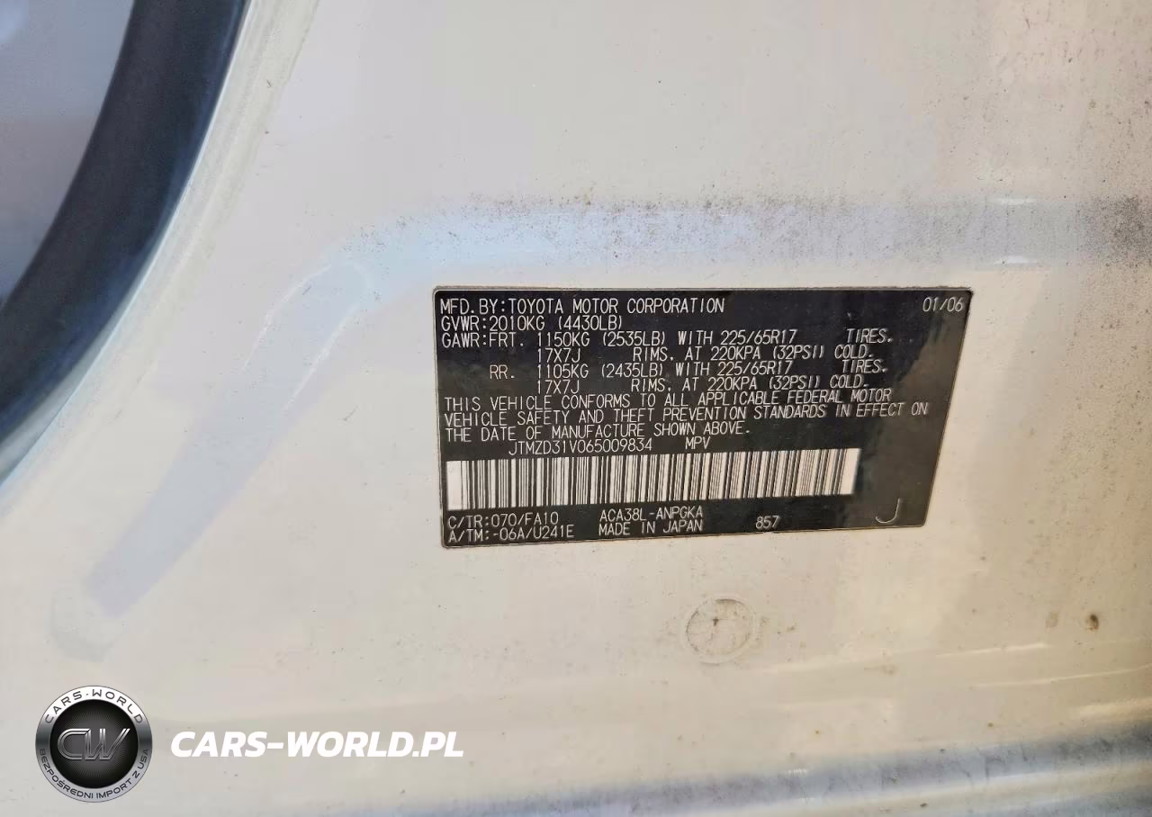 2006 Toyota Rav4 Limited VIN:JTMZD31V065009834 - 12
