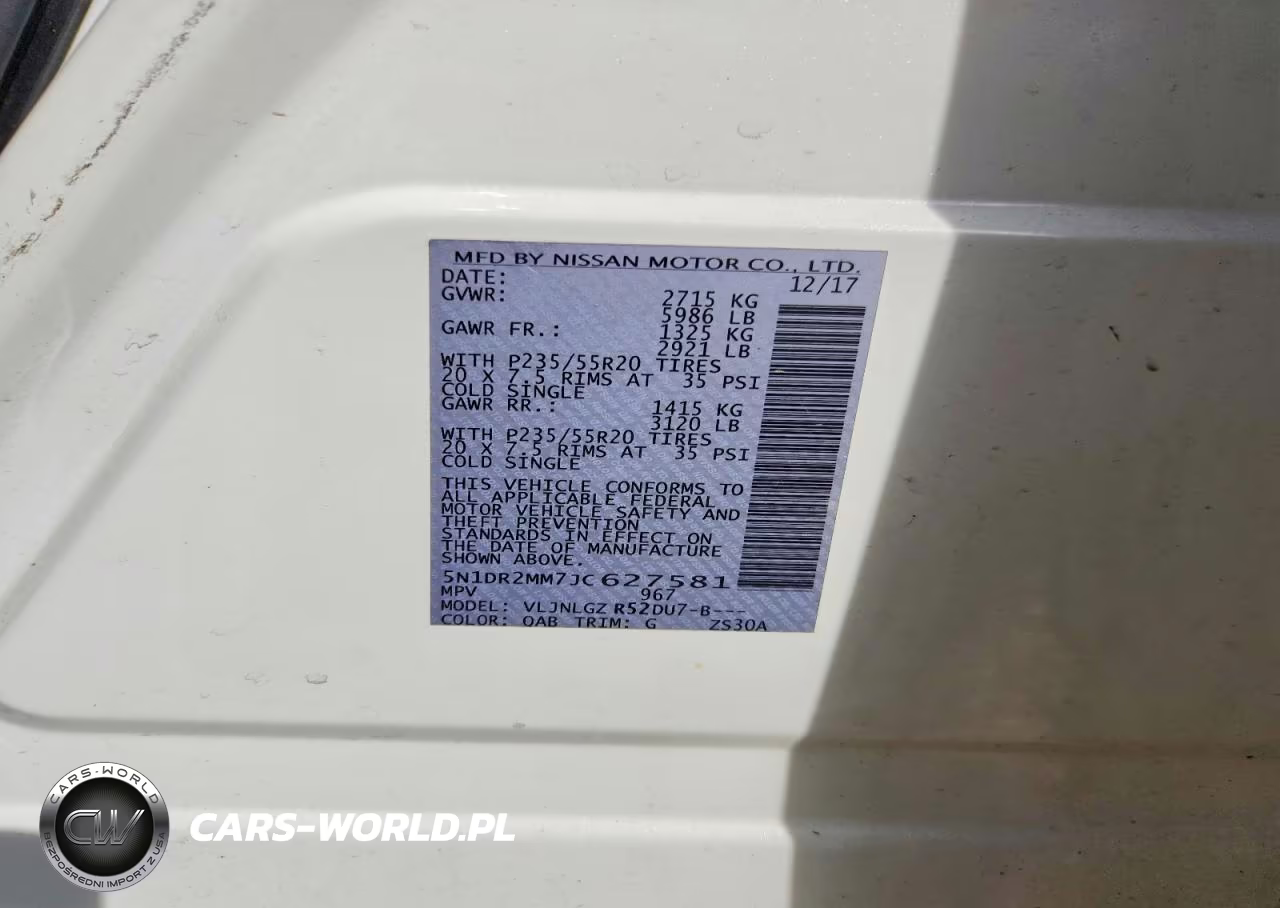 2018 Nissan Pathfinder Sl VIN:5N1DR2MM7JC627581 - 13