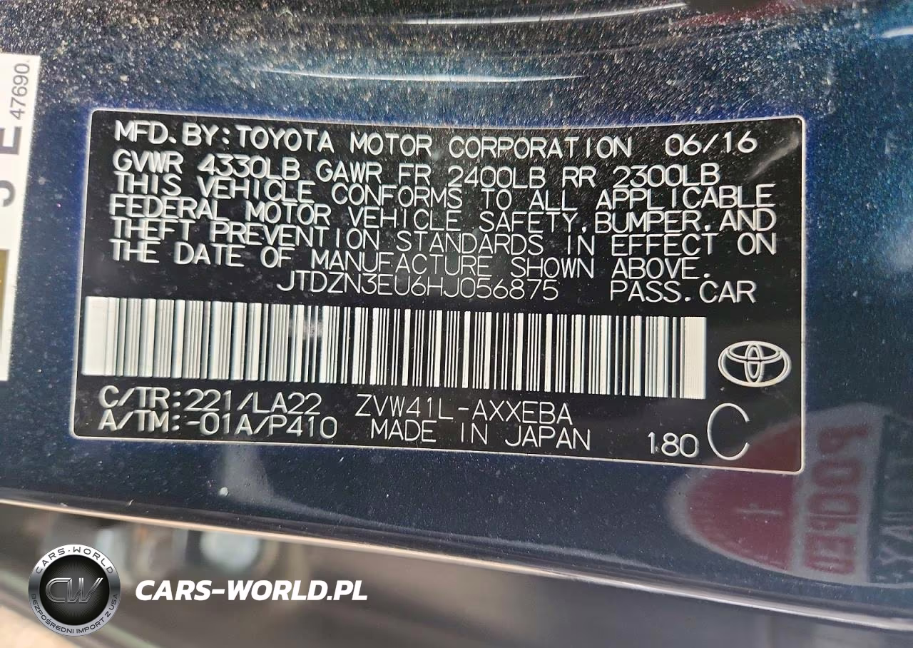 2017 Toyota Prius V Five VIN:JTDZN3EU6HJ056875 - 14