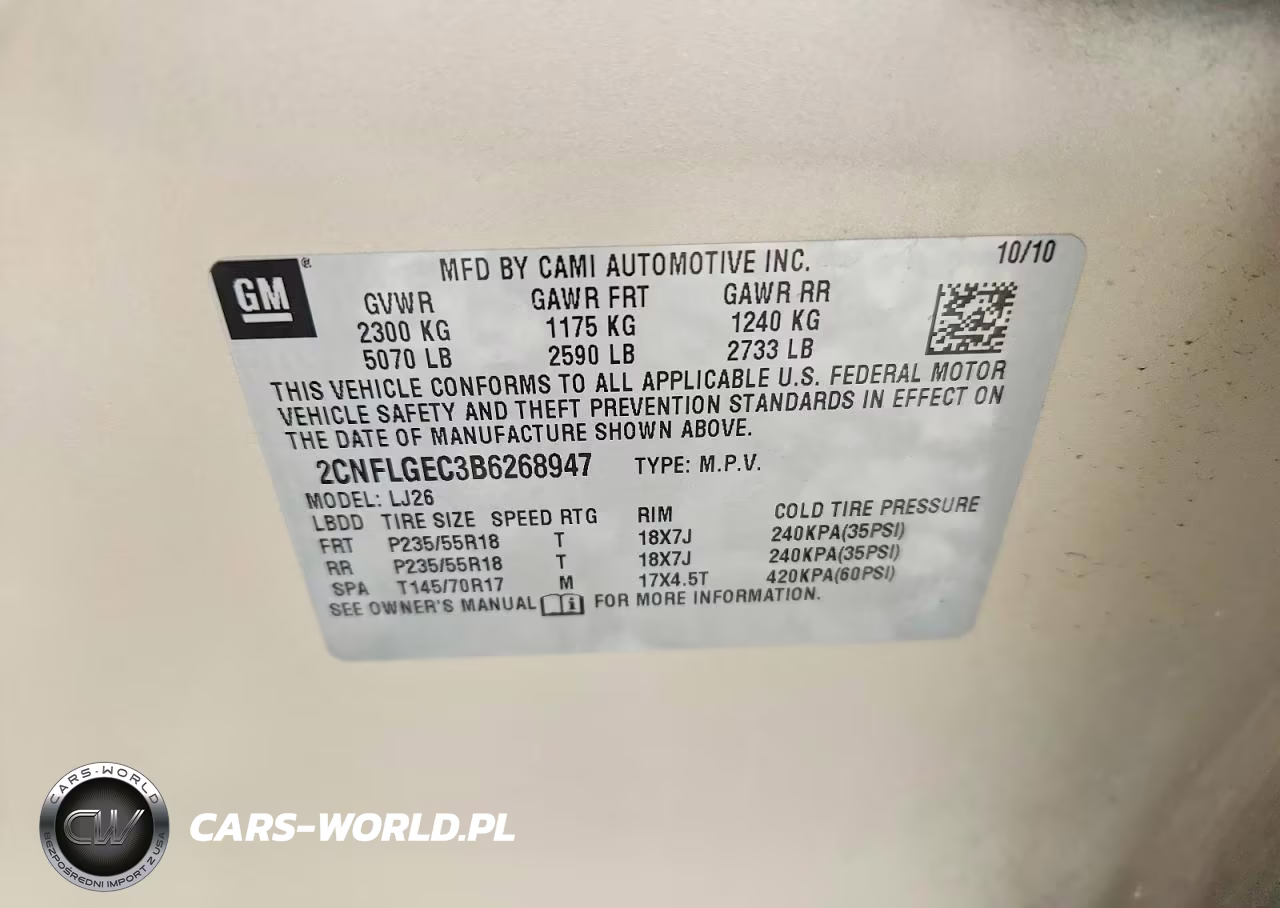2011 Chevrolet Equinox Ltz VIN:2CNFLGEC3B6268947 - 13