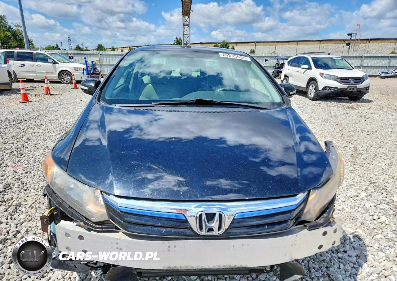 2012 Honda Civic Hybrid VIN:JHMFB4F23CS010212 - 5