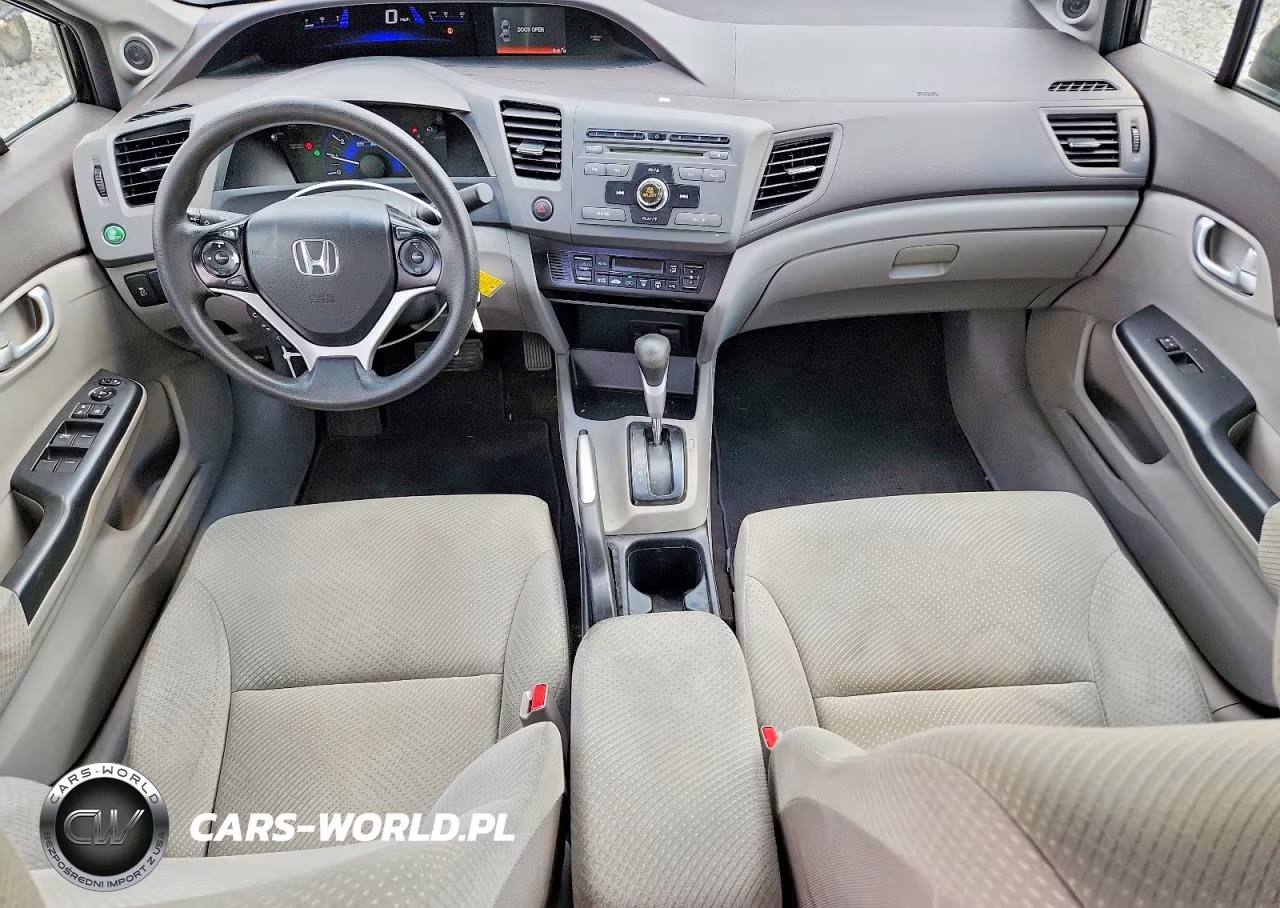 2012 Honda Civic Hybrid VIN:JHMFB4F23CS010212 - 8