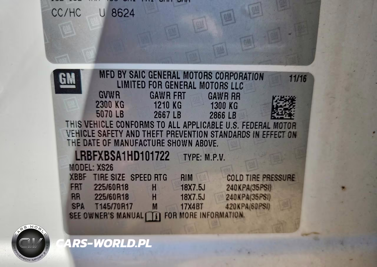 2017 Buick Envision Essence VIN:LRBFXBSA1HD101722 - 12