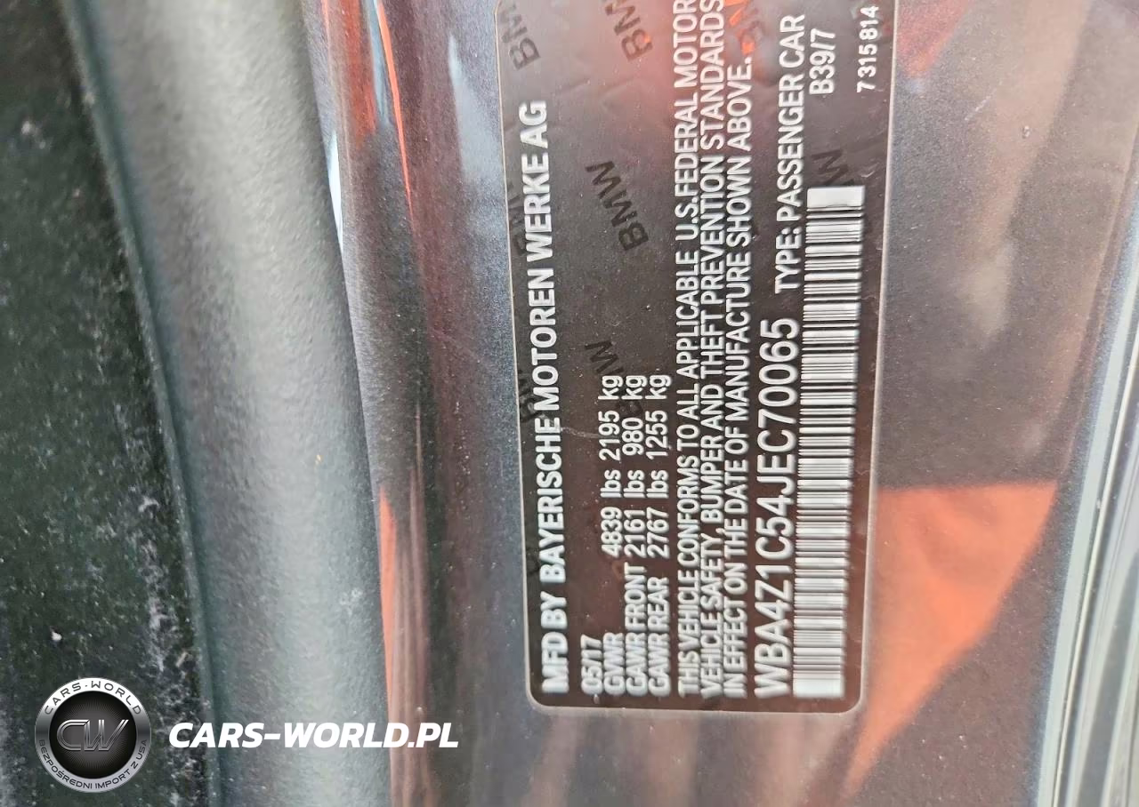 2018 BMW 430I VIN:WBA4Z1C54JEC70065 - 12