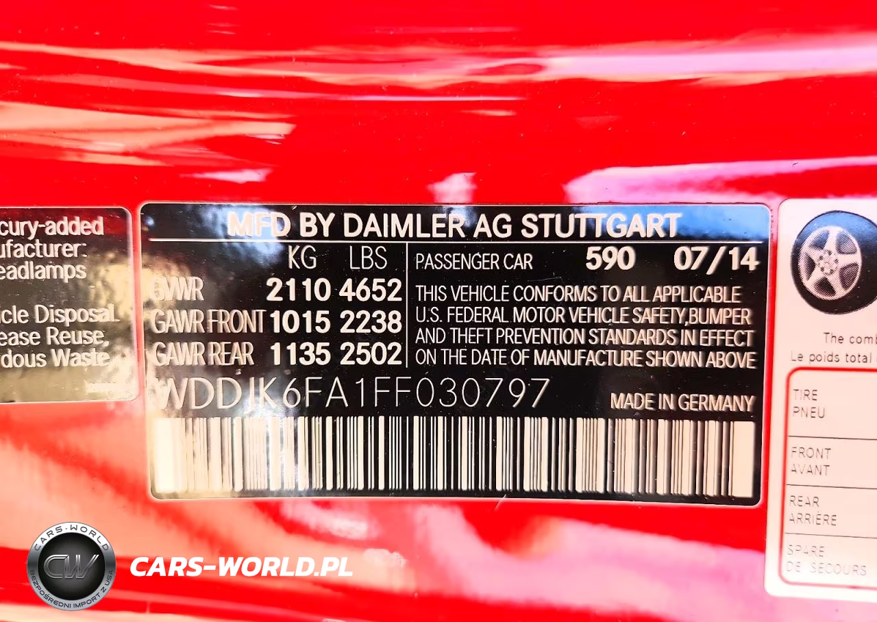 2015 Mercedes-Benz Sl 400 VIN:WDDJK6FA1FF030797 - 12