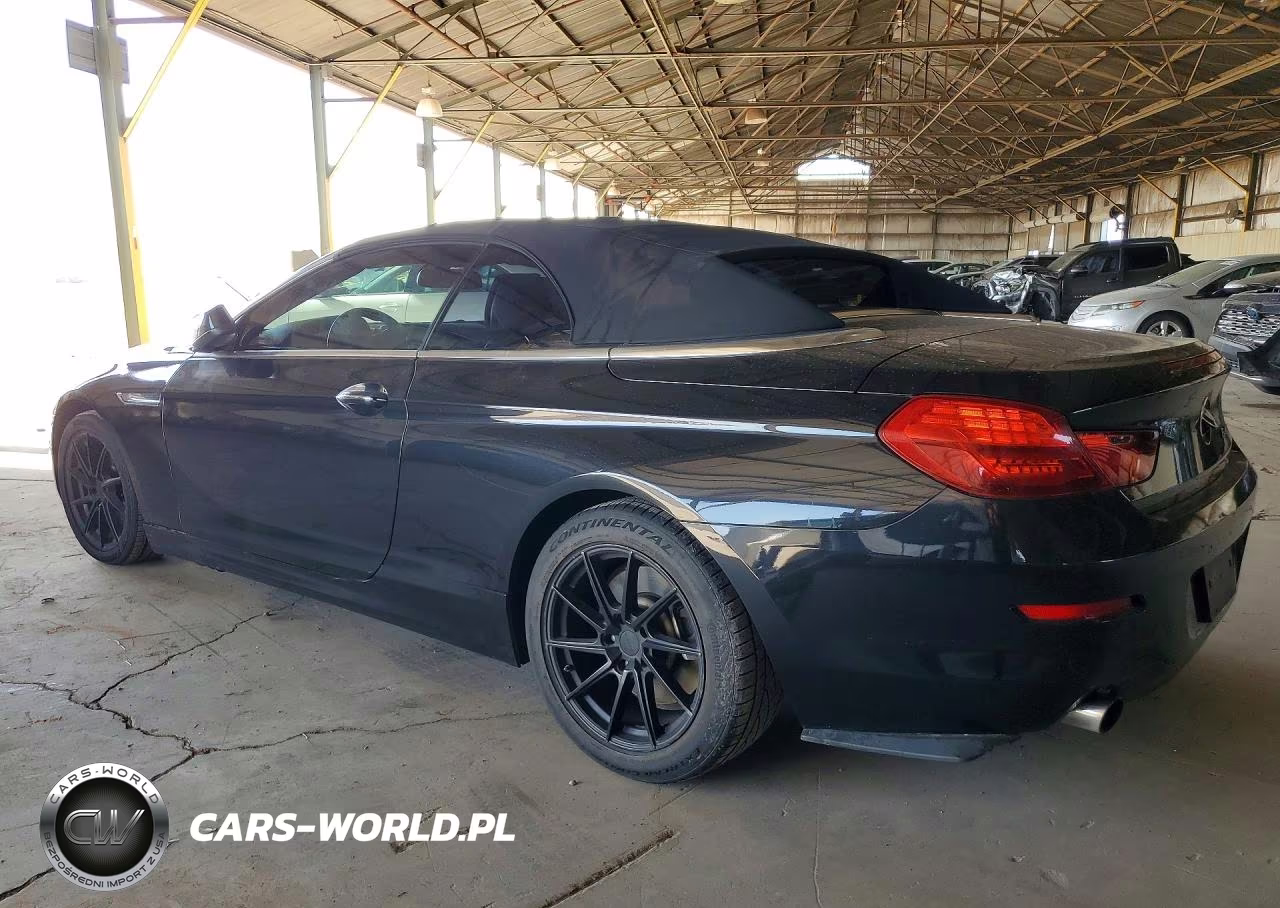 2012 BMW 640 I VIN:WBALW7C58CC618775 - 2