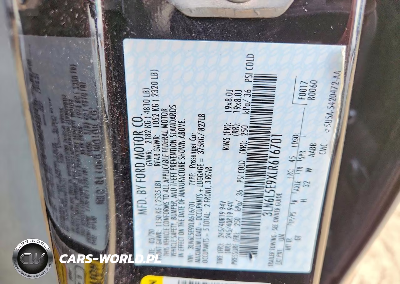 2020 Lincoln Mkz Reserve VIN:3LN6L5E9XLR616701 - 12