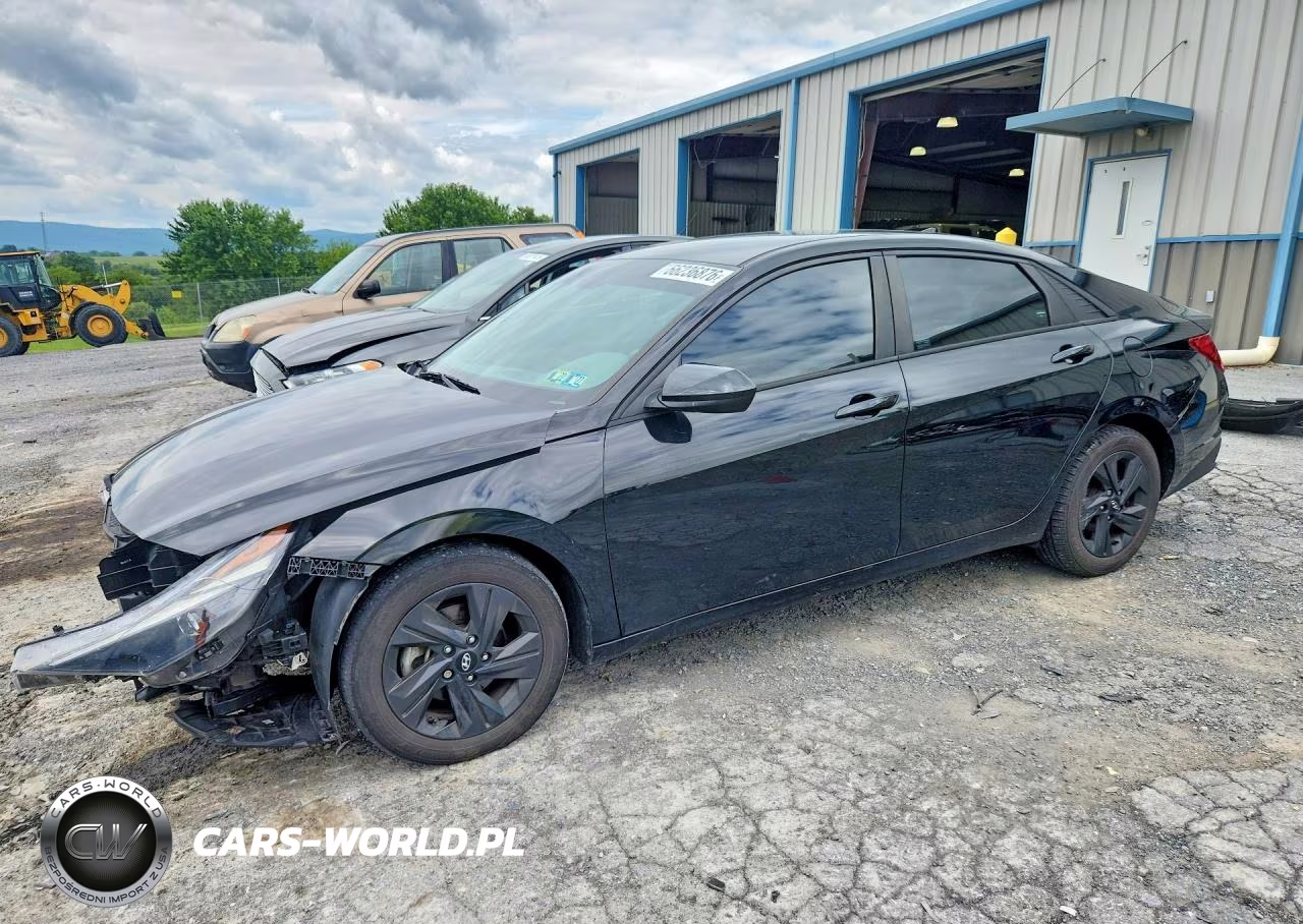 2021 Hyundai Elantra Blue