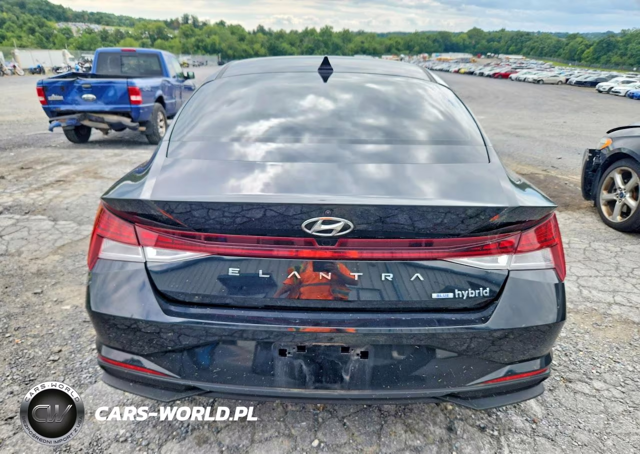2021 Hyundai Elantra Blue VIN:KMHLM4AJ9MU005160 - 6
