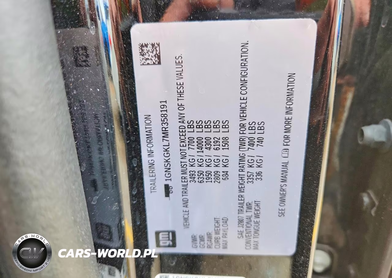 2021 Chevrolet Suburban K1500 High Country VIN:1GNSKGKL7MR358191 - 13