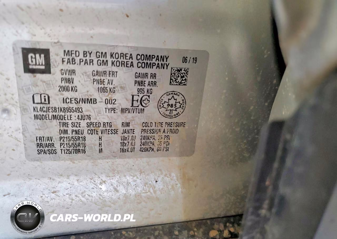 2019 Buick Encore Preferred VIN:KL4CJESB1KB955493 - 13