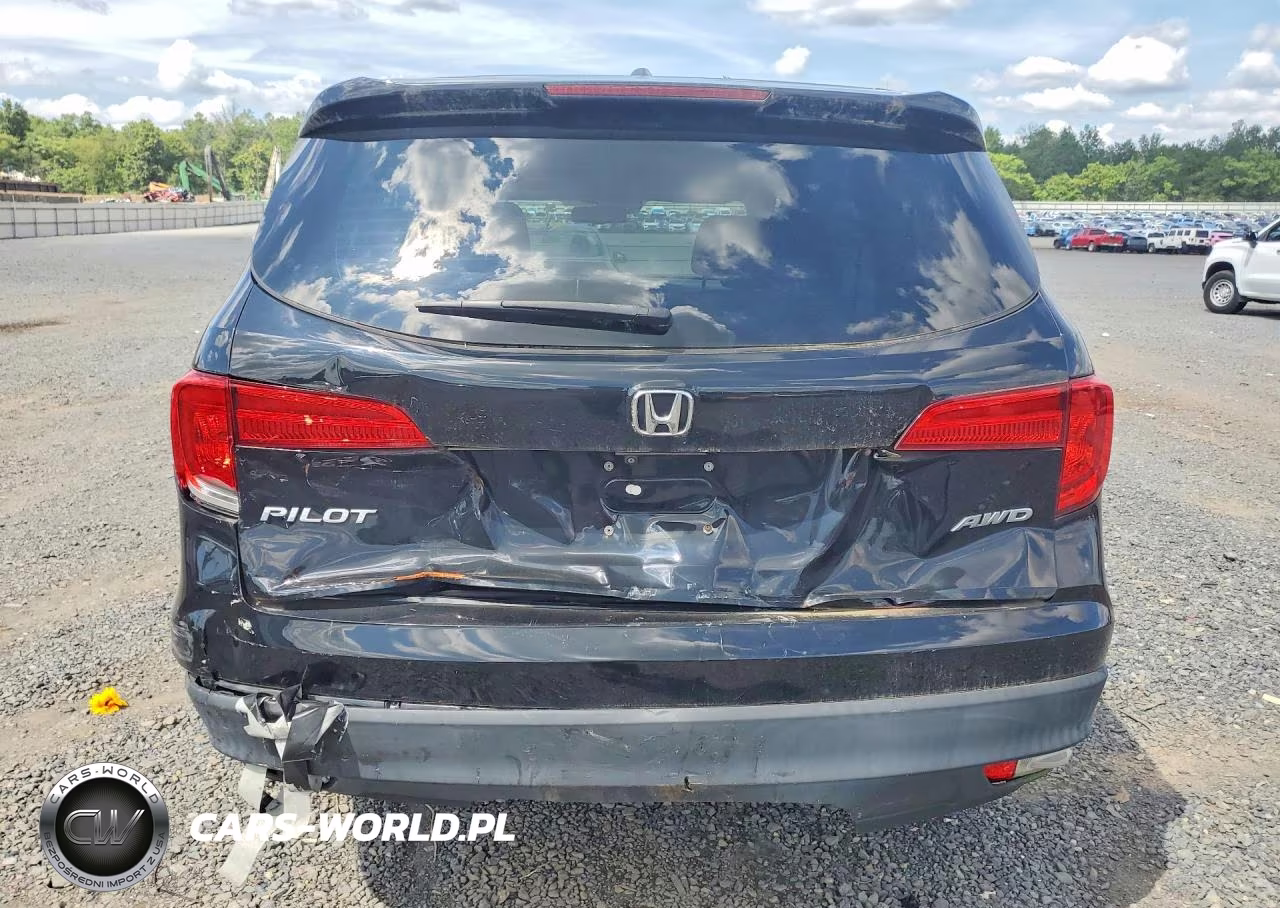 2017 Honda Pilot Exl VIN:5FNYF6H61HB070083 - 6