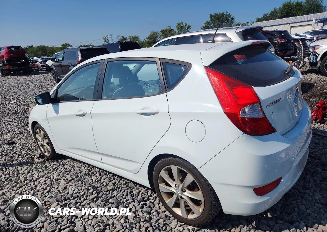 2012 Hyundai Accent Se VIN:KMHCU5AE2CU049282 - 2