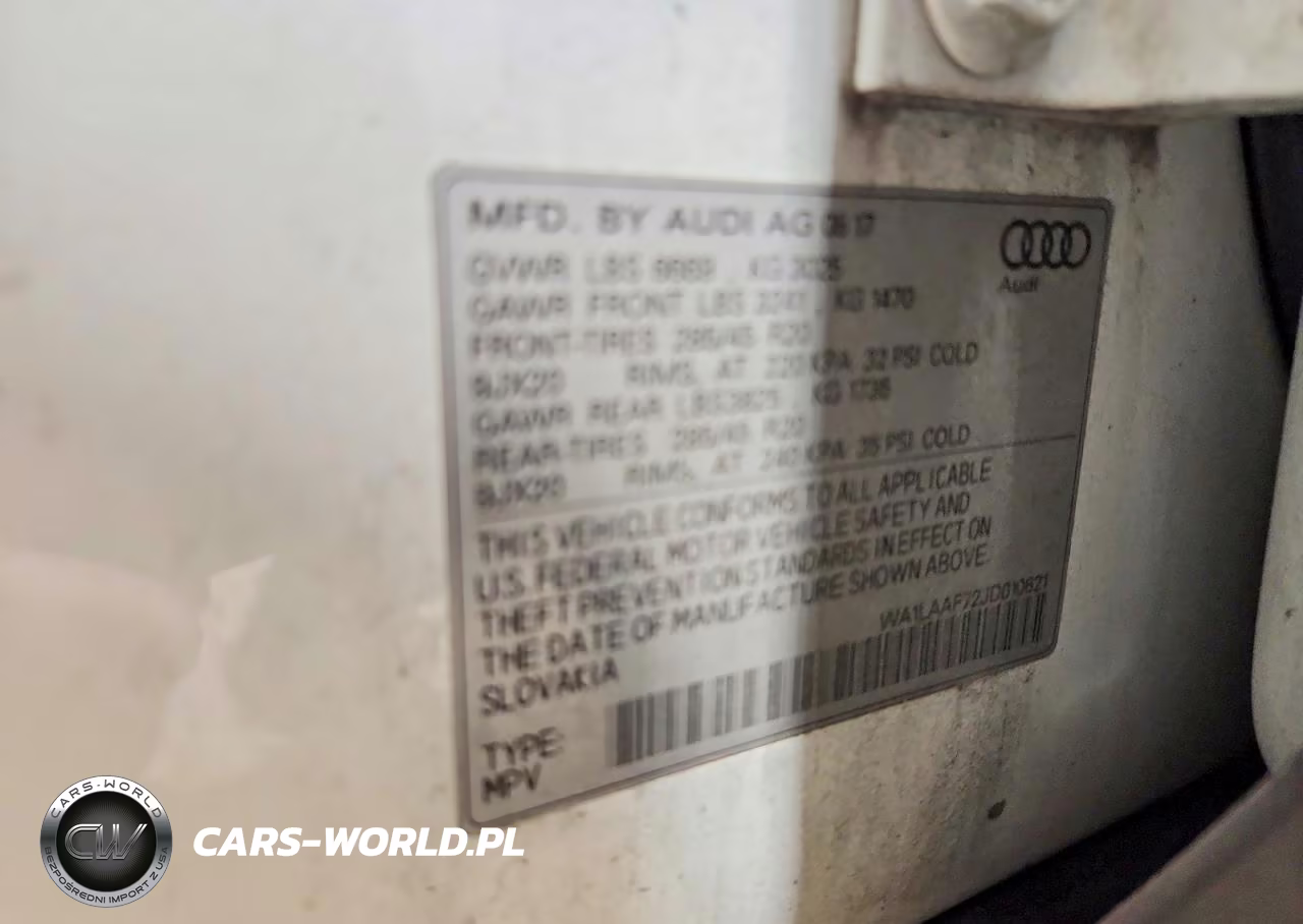 2018 Audi Q7 Premium Plus VIN:WA1LAAF72JD010621 - 13