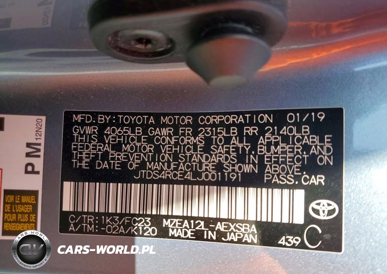 2020 Toyota Corolla Se VIN:JTDS4RCE4LJ001191 - 13