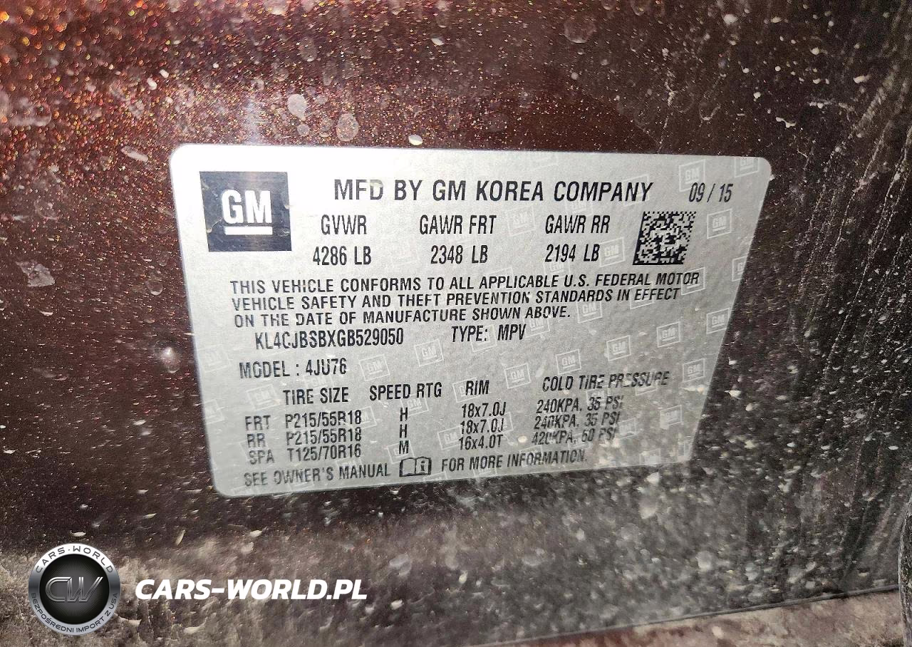 2016 Buick Encore Convenience VIN:KL4CJBSBXGB529050 - 12