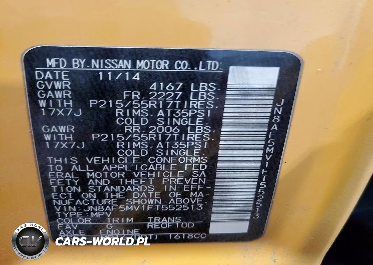 2015 Nissan Juke Sl VIN:JN8AF5MV1FT552513 - 12