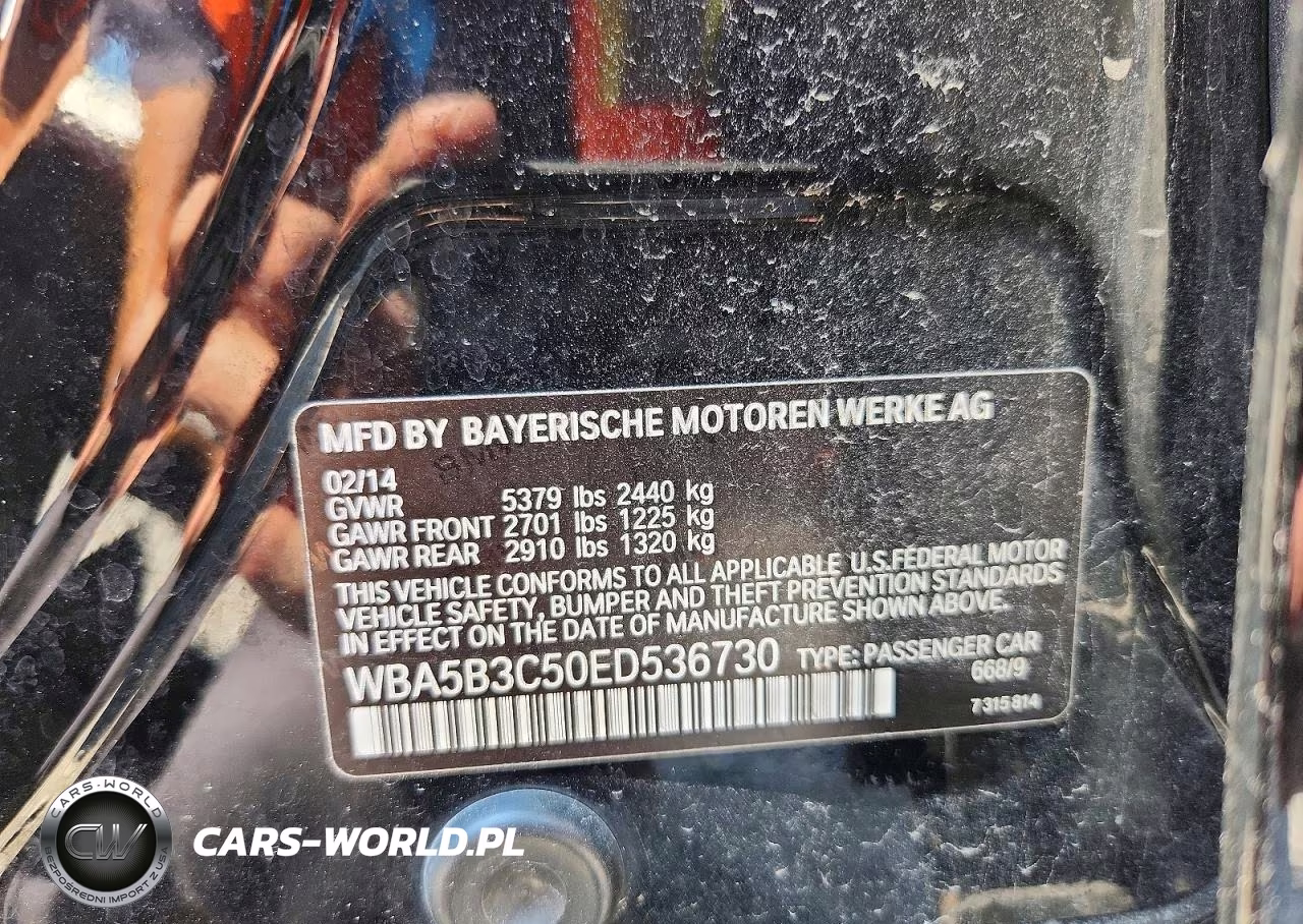 2014 BMW 535 Xi VIN:WBA5B3C50ED536730 - 12