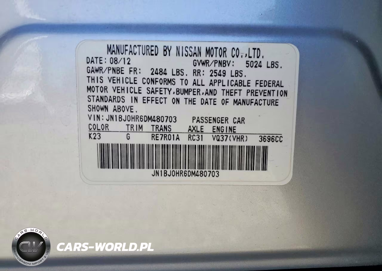 2013 Infiniti Ex37 Base VIN:JN1BJ0HR6DM480703 - 14