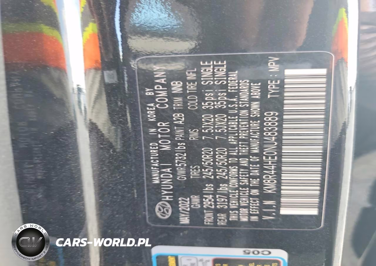 2022 Hyundai Palisade Sel VIN:KM8R44HE0NU483889 - 13