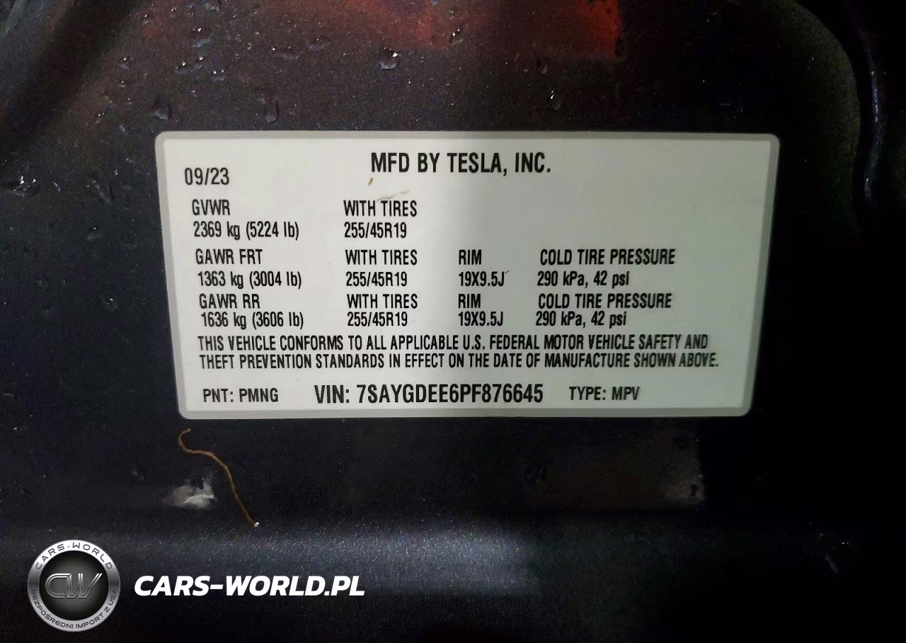 2023 Tesla Model Y VIN:7SAYGDEE6PF876645 - 13