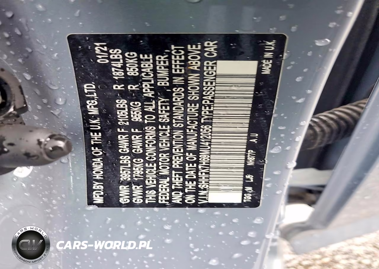 2021 Honda Civic Ex VIN:SHHFK7H69MU412056 - 12