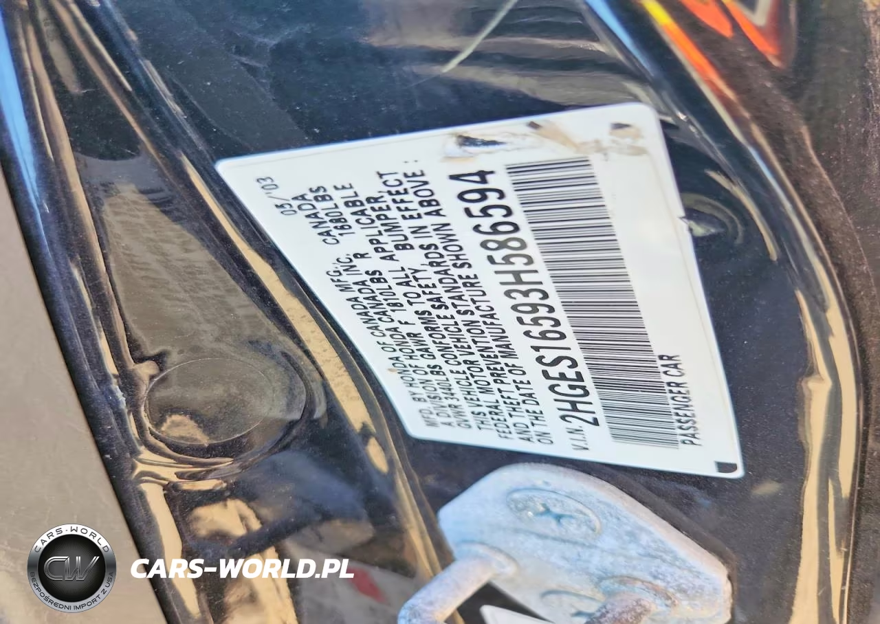 2003 Honda Civic Lx VIN:2HGES16593H586594 - 12