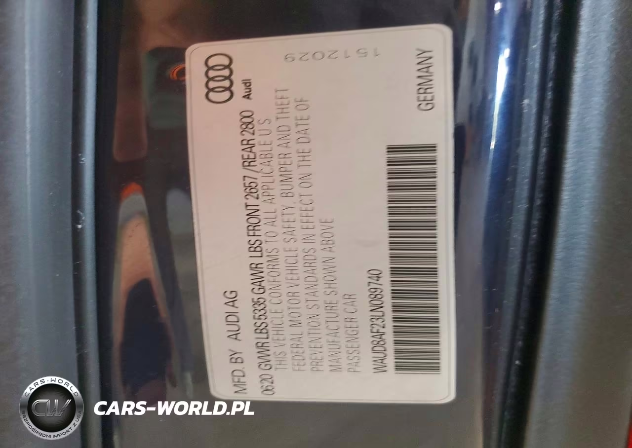 2020 Audi A6 Premium VIN:WAUD8AF23LN089740 - 12