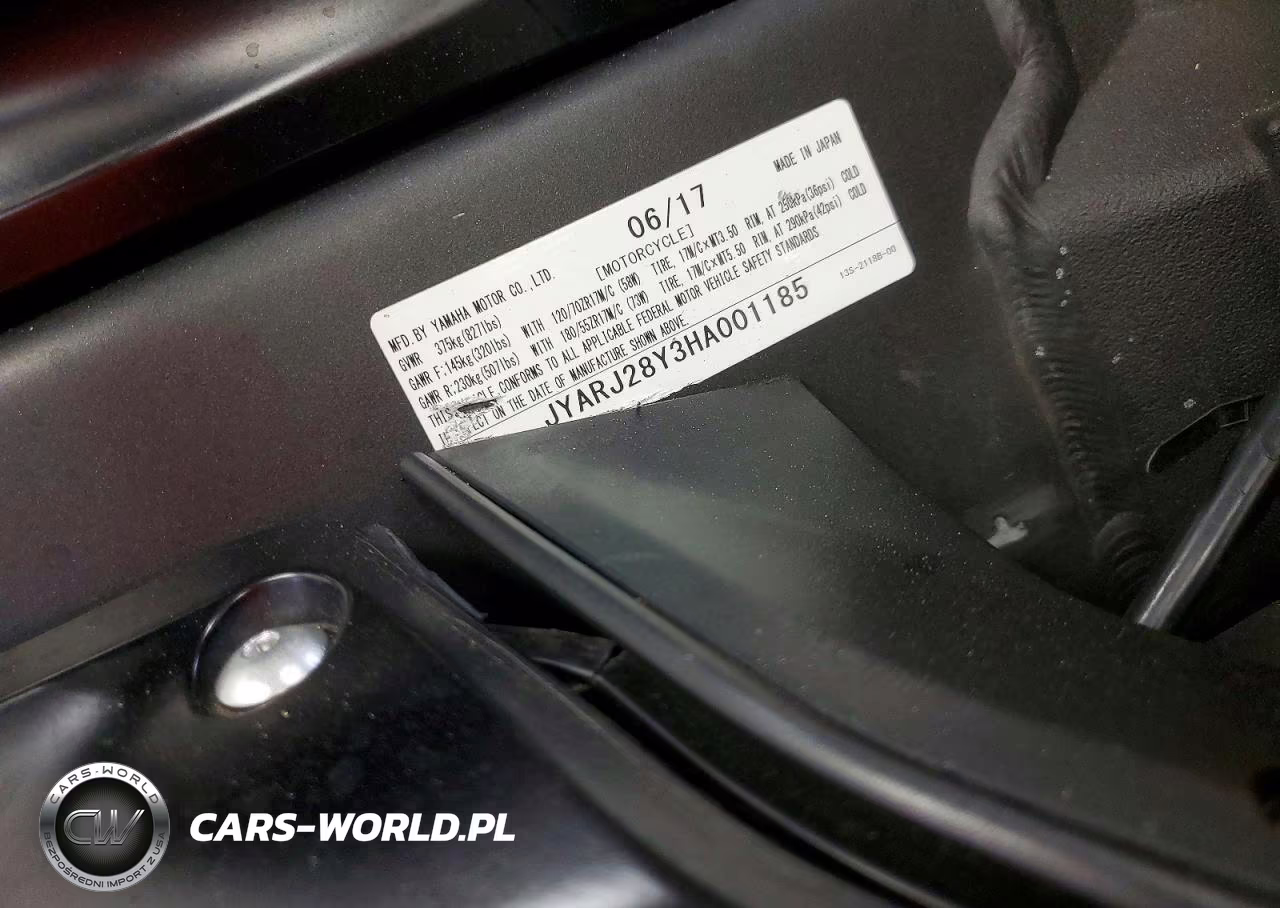 2017 Yamaha Yzfr6 C VIN:JYARJ28Y3HA001185 - 10