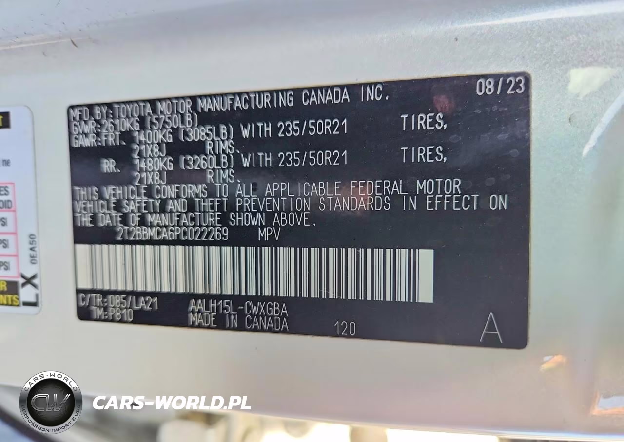 2023 Lexus Rx 350H Luxury VIN:2T2BBMCA6PC022269 - 13