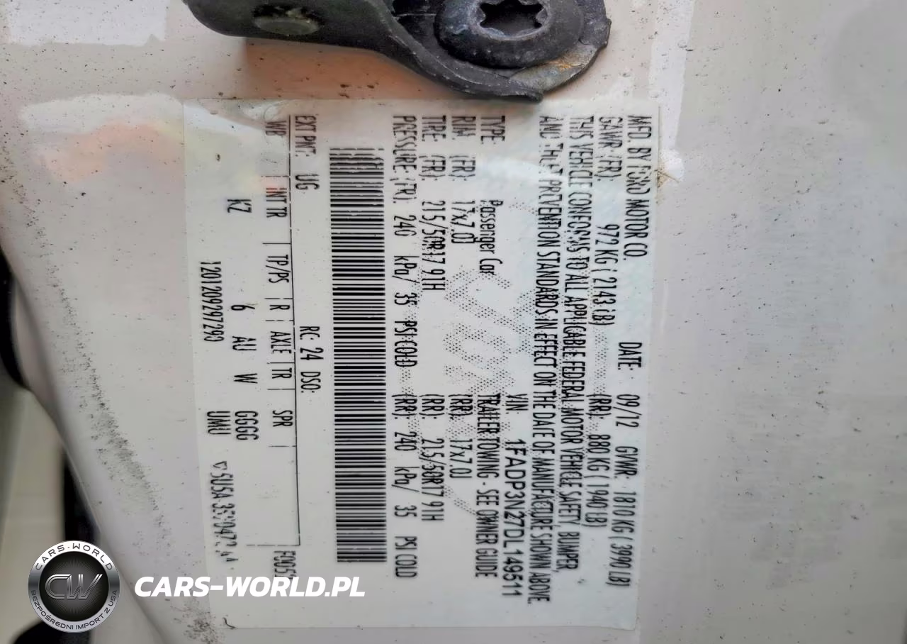 2013 Ford Focus Titanium VIN:1FADP3N27DL149511 - 13