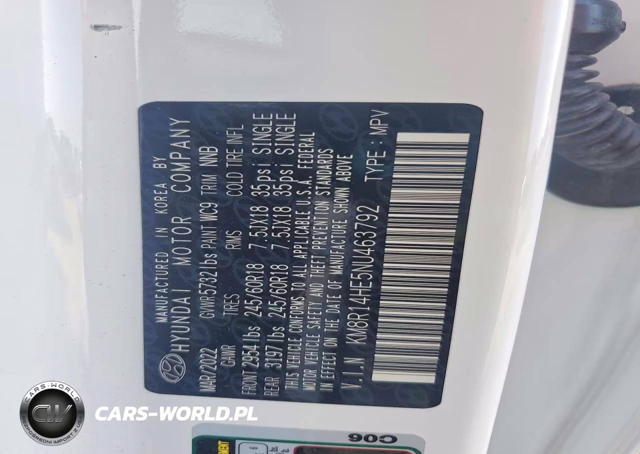 2022 Hyundai Palisade Se VIN:KM8R14HE5NU463792 - 13