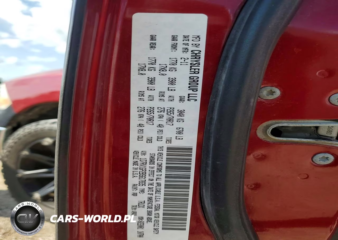 2011 Dodge Ram 1500 VIN:1D7RV1GP2BS617835 - 12