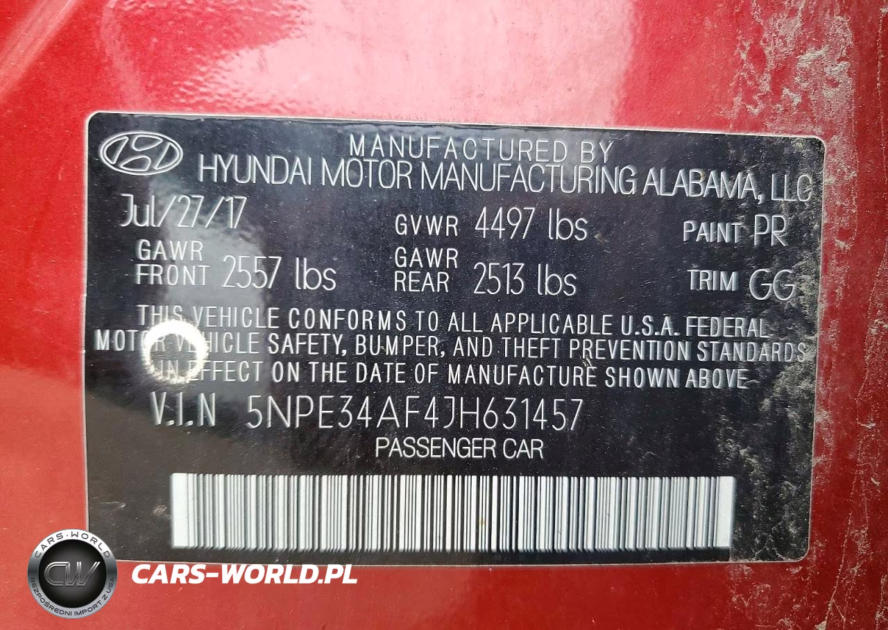 2018 Hyun Sonata Sel VIN:5NPE34AF4JH631457 - 12