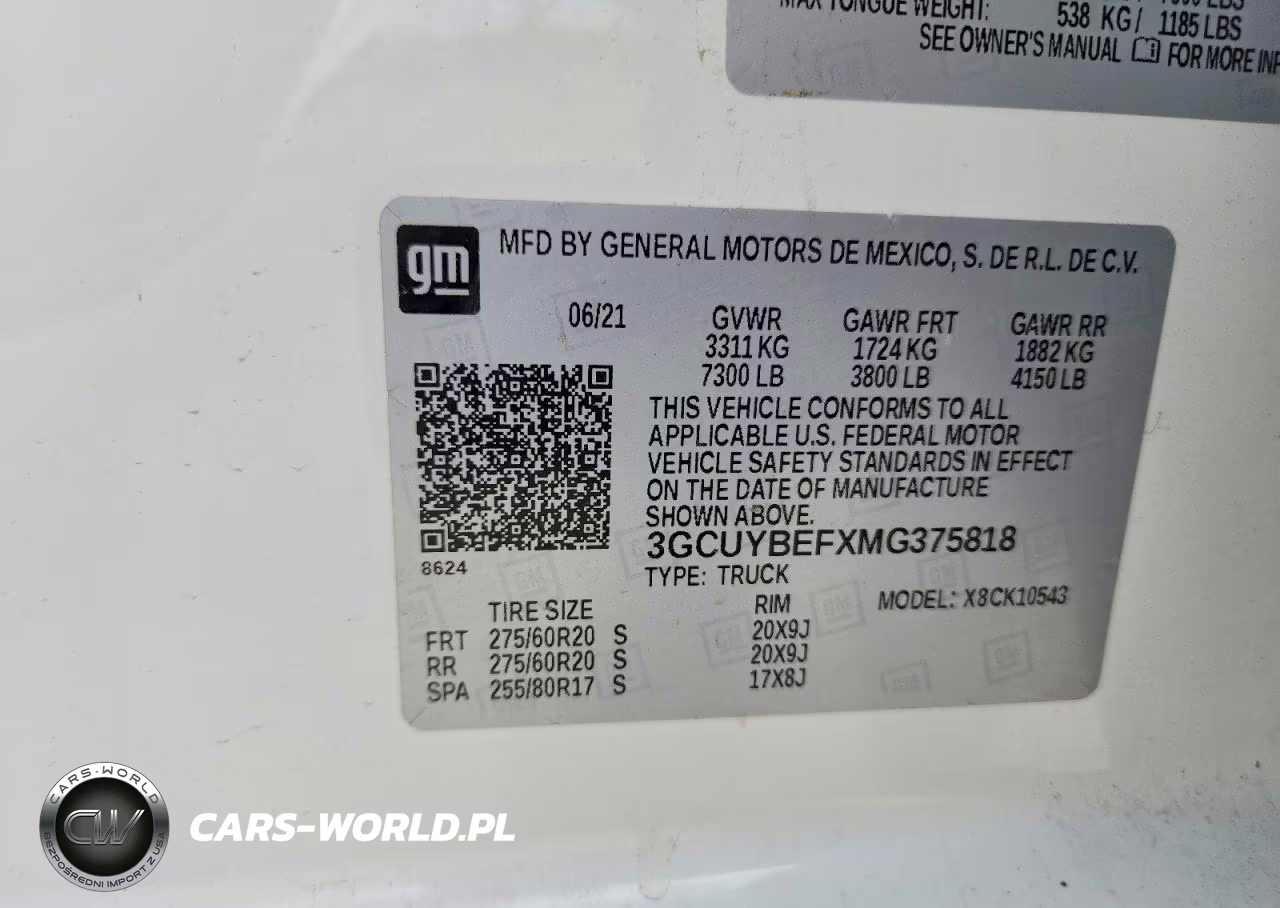 2021 Chevrolet Silverado K1500 Custom VIN:3GCUYBEFXMG375818 - 13