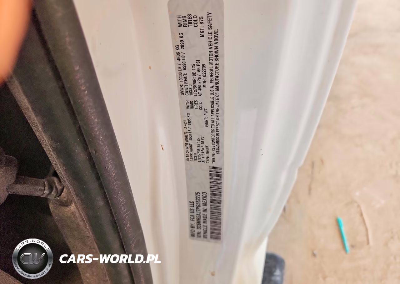 2023 Ram 2500 Tradesman VIN:3C6MR5AJ7PG562275 - 12
